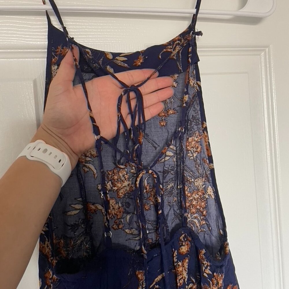 Free people mini dress with open back